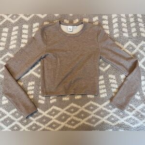 TNA cropped long sleeve size small